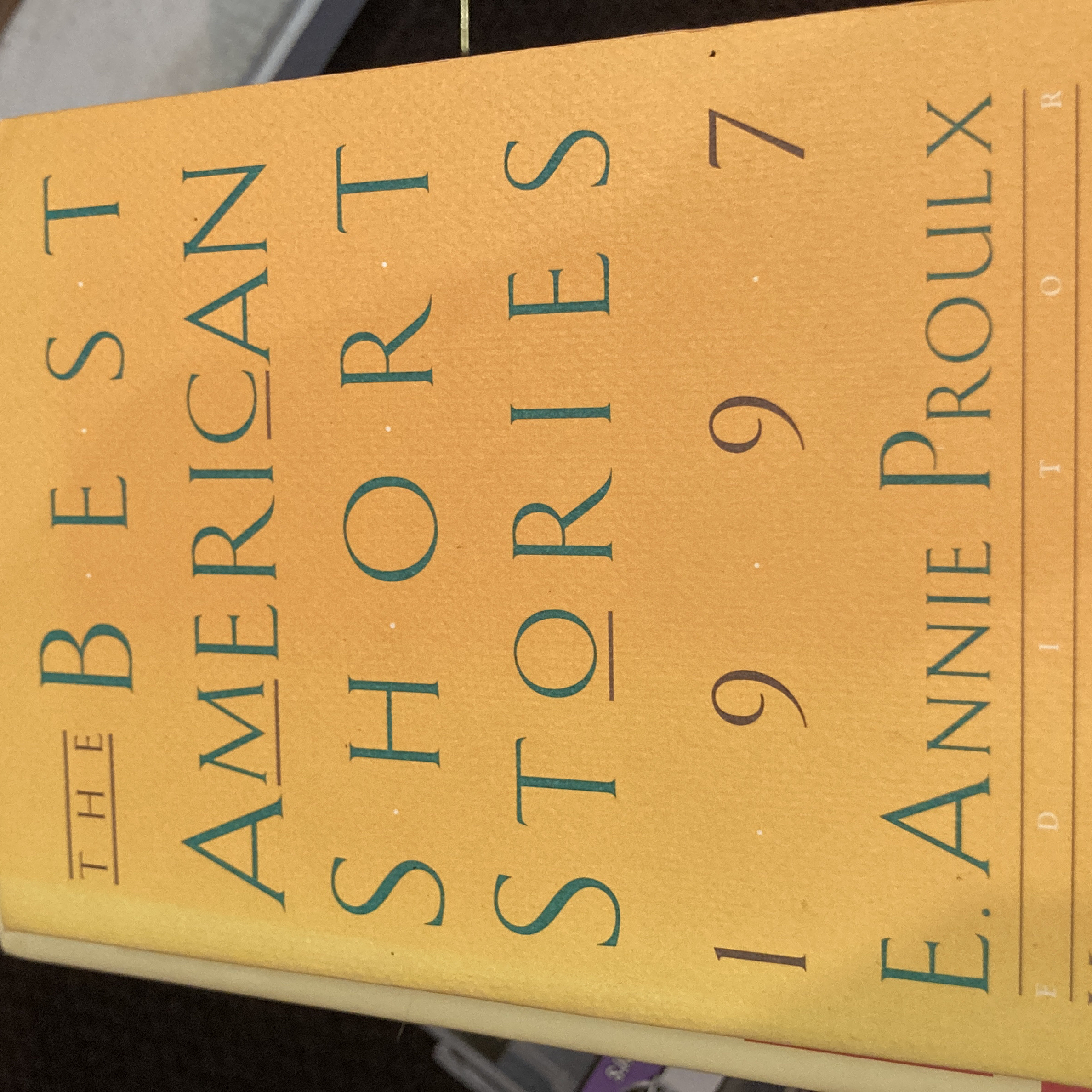 The Best American Short Stories 1997