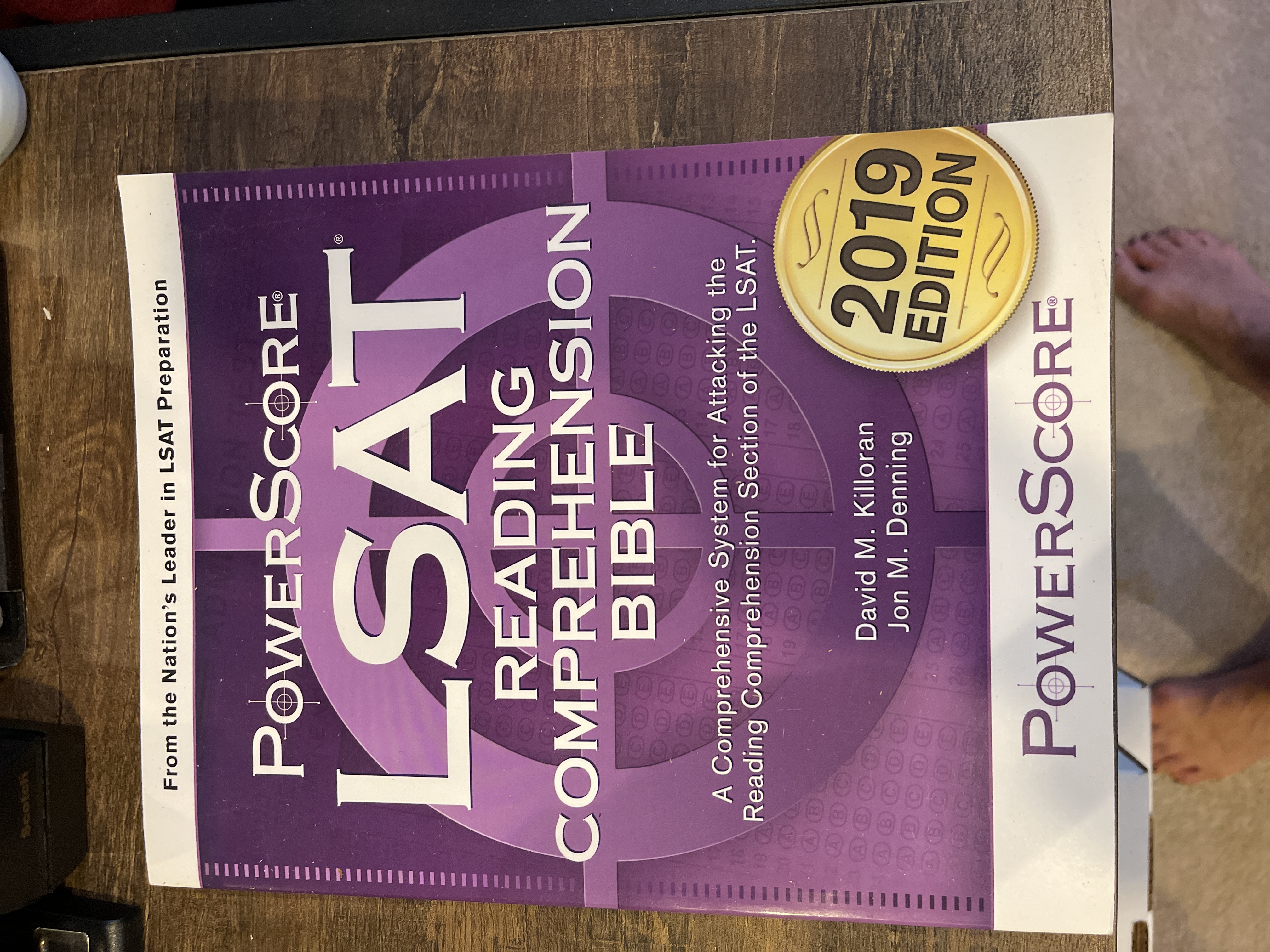 LSAT Reading Comprehension Bible by David M. Killoran, Steven G. Stein