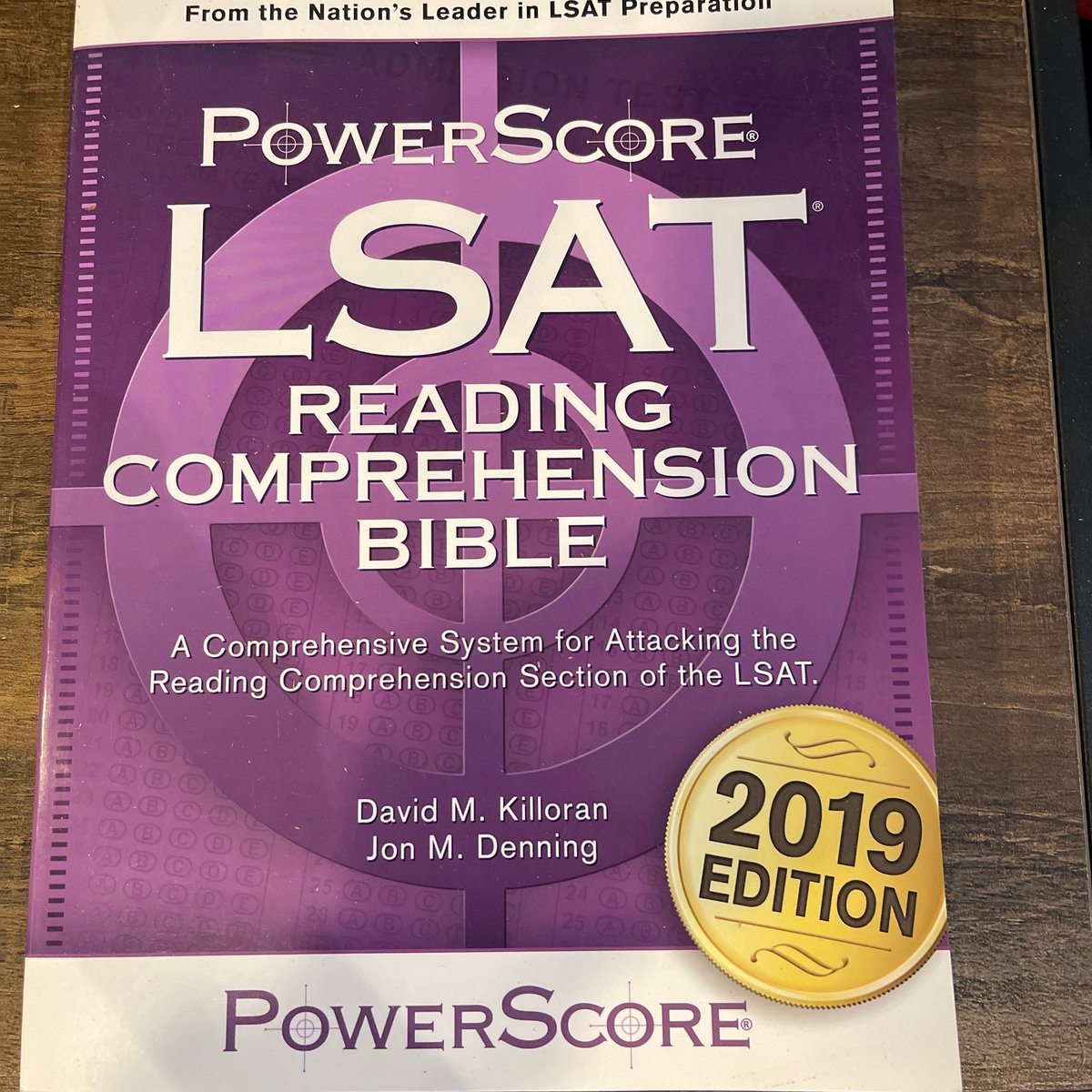 LSAT Reading Comprehension Bible by David M. Killoran, Steven G. Stein
