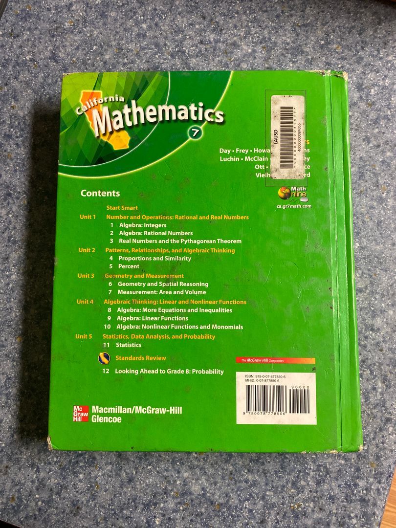 California Mathematics by Rhonda J. Moix-Bailey, Roger Day, Patricia Frey