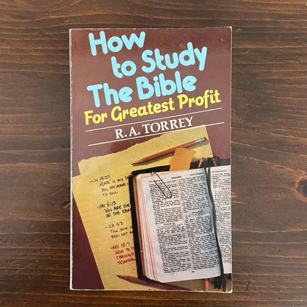 How to Study the Bible for Greatest Profit by R. A. Torrey