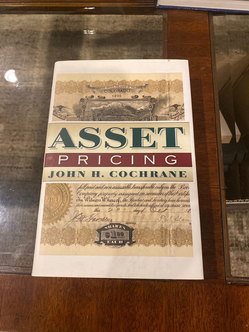 Asset Pricing by John Cochrane