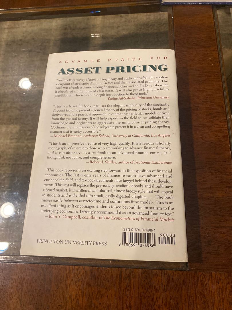 Asset Pricing by John Cochrane