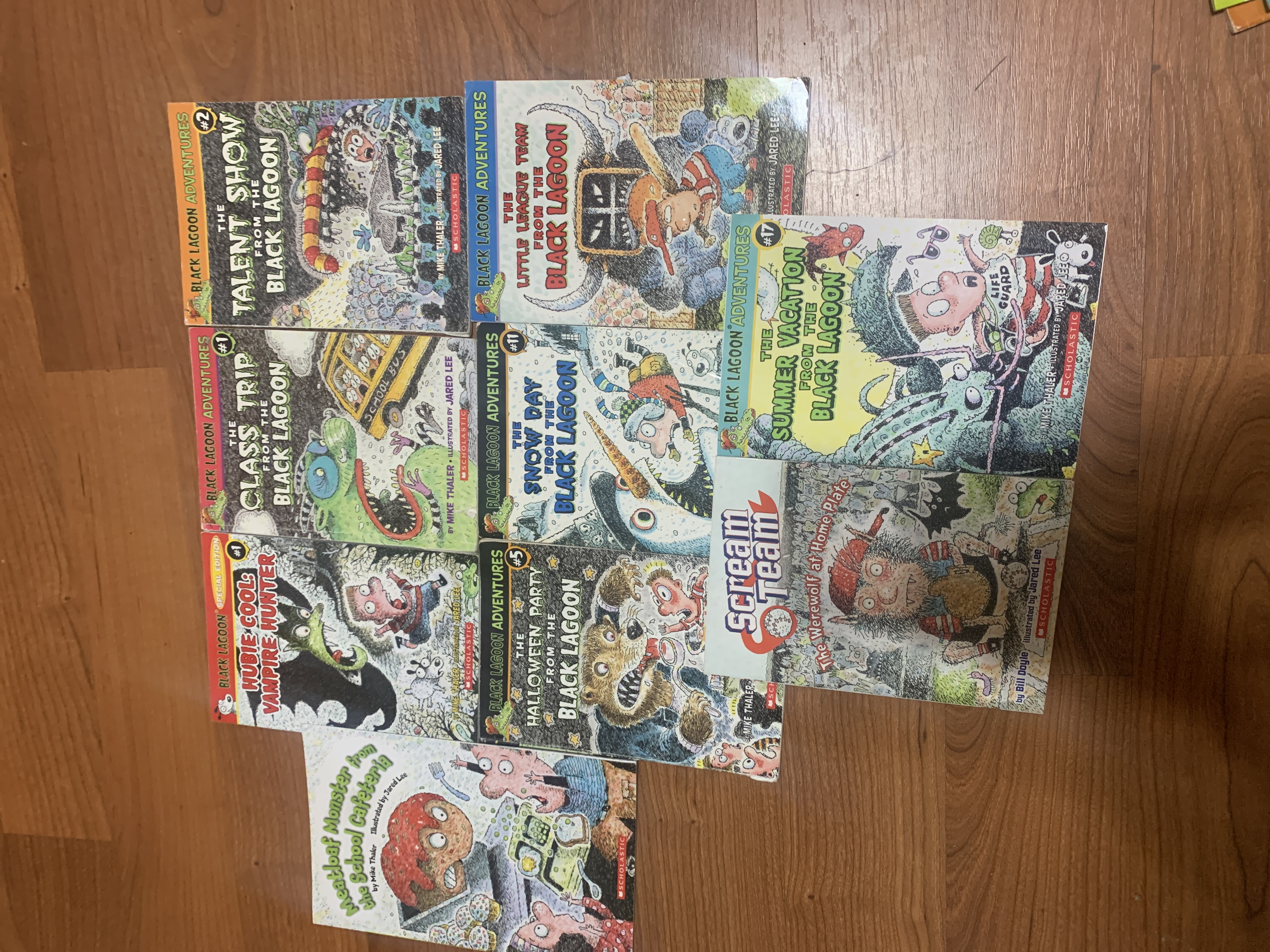 Bundle of 9 Black Lagoon Chapter Books