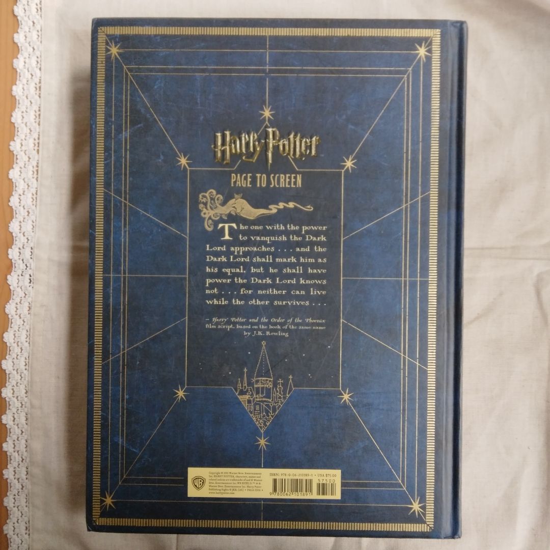 Harry Potter Page to Screen