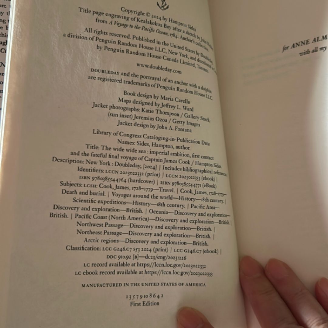 The Wide Wide Sea (1st Ed/1st)