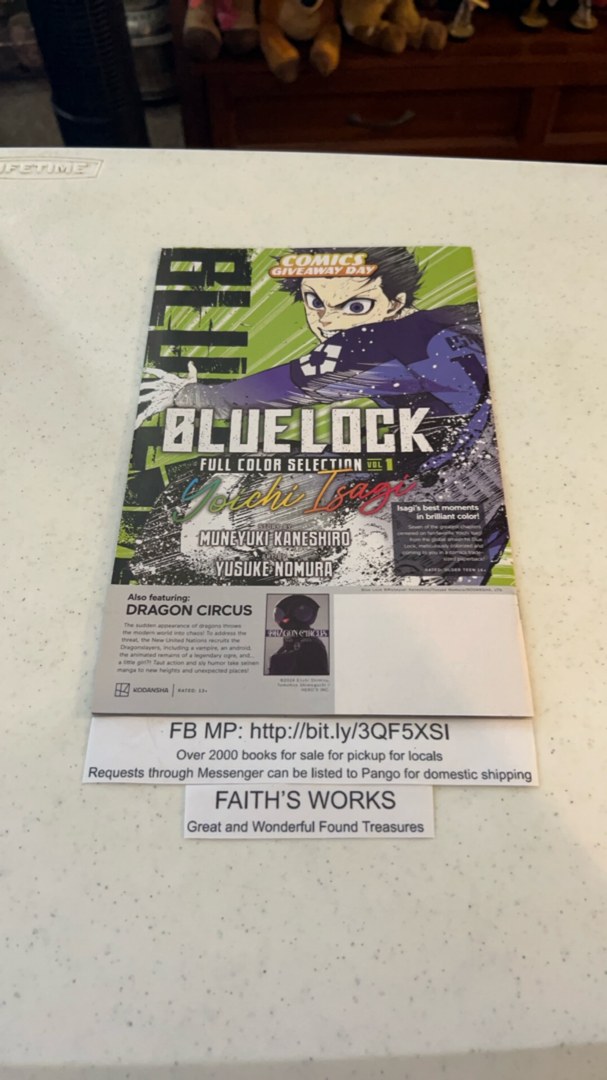 Blue lock #1 comic book