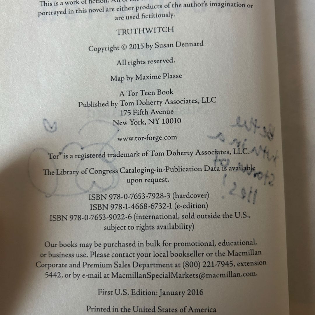 Signed First Editions of Truthwitch + Windwitch by Susan Dennard by ...
