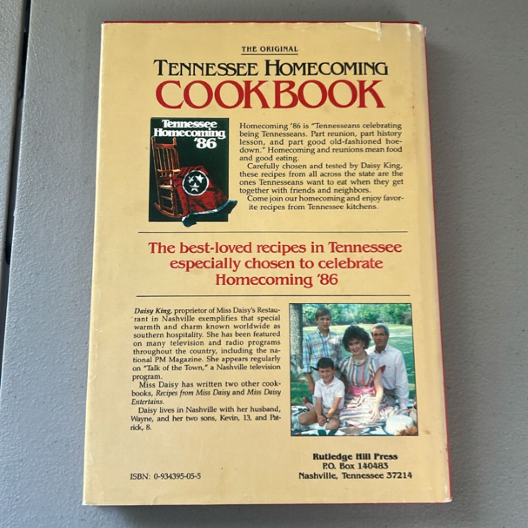 The Original Tennessee Homecoming Cookbook