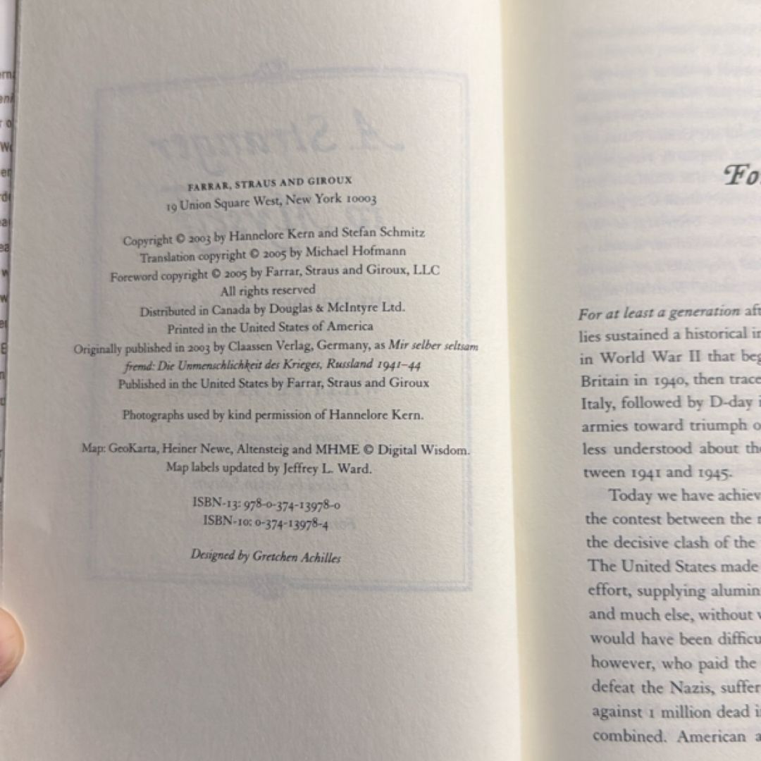 A Stranger to Myself