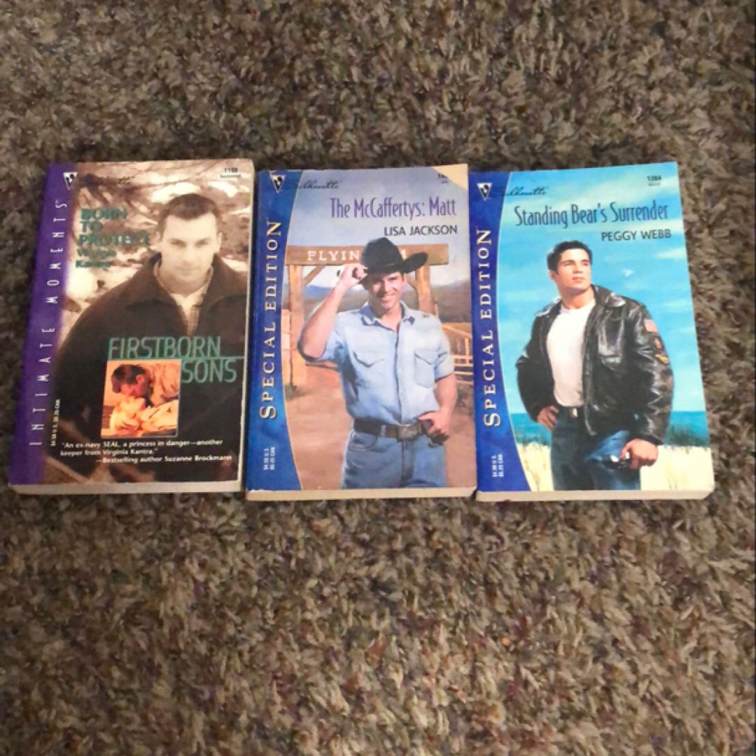 Lot of 3 Silhouette Romance Novels 