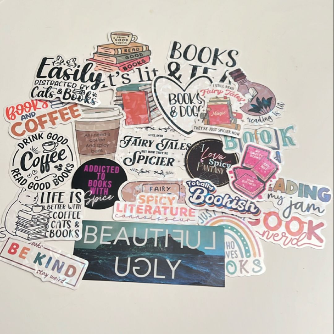 Book Stickers Kindle bookish theme