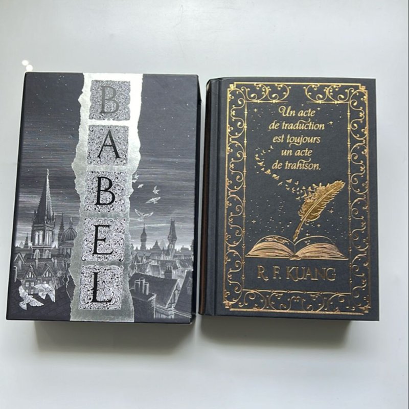 Babel French Collector's Edition by R.F.Kuang, Hardcover | Pangobooks