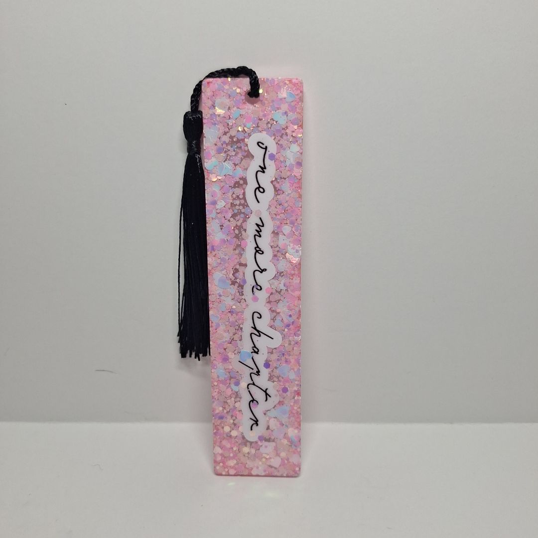One More Chapter Handmade Bookmark 