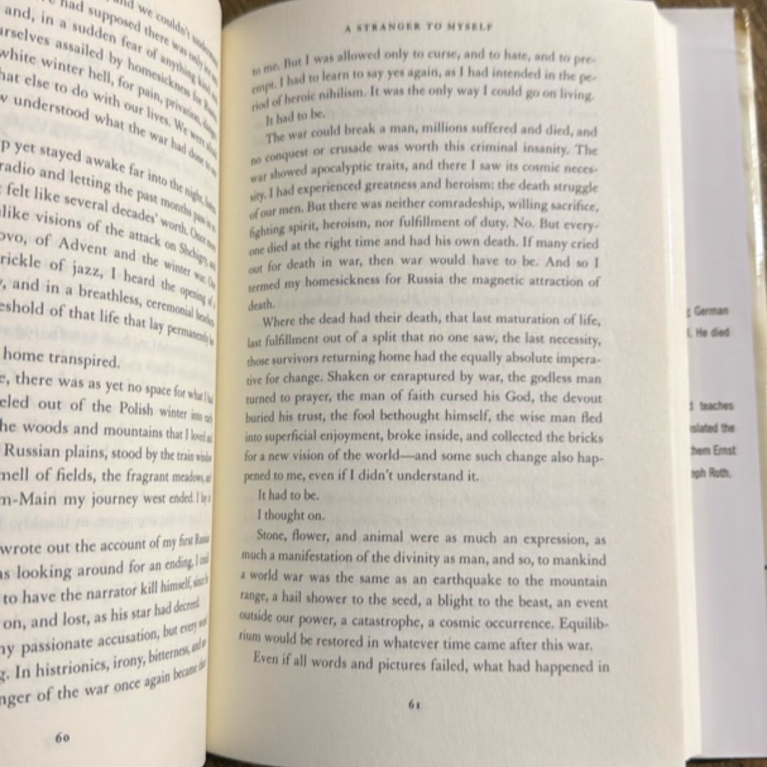 A Stranger to Myself