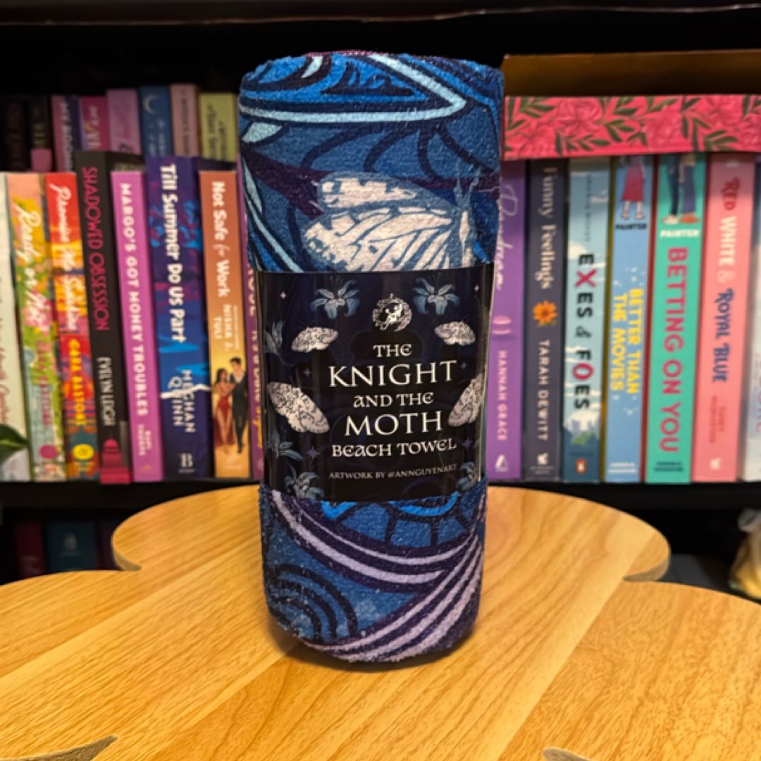 The Knight and the Moth Beach Towel