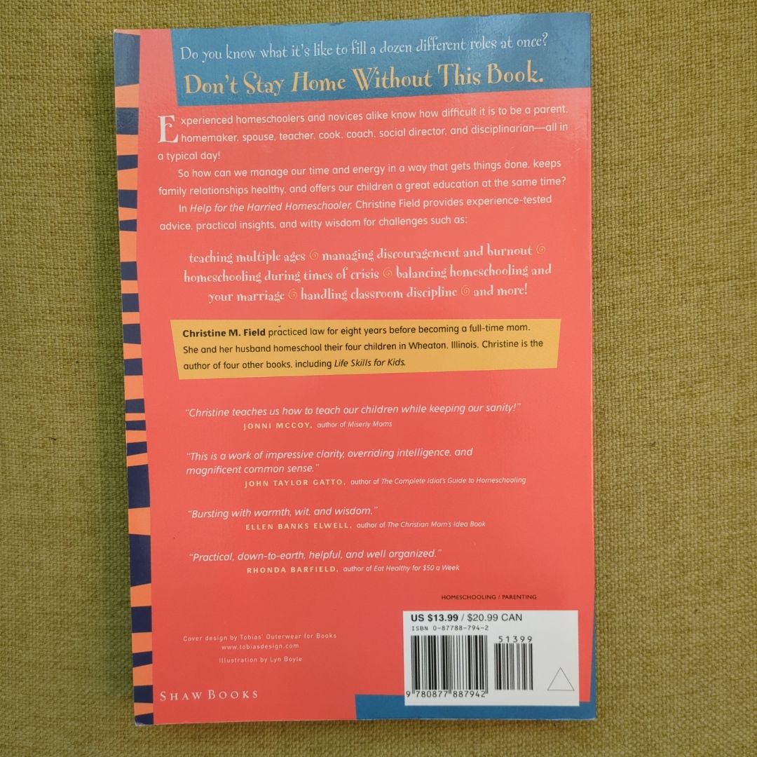 Help for the Harried Homeschooler