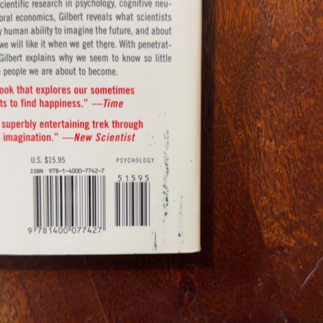 Stumbling on Happiness