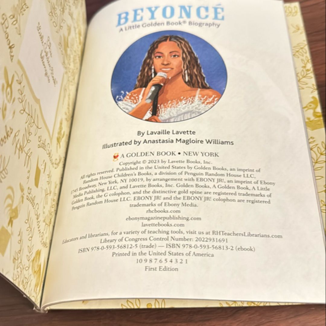 Beyonce: a Little Golden Book Biography (Presented by Ebony Jr. ) by ...