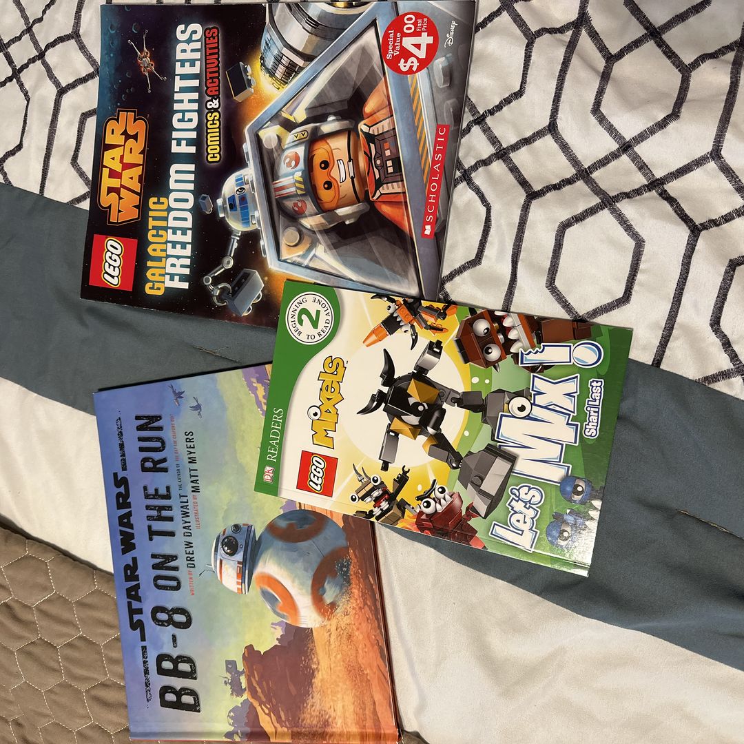 Star Wars and lego books 