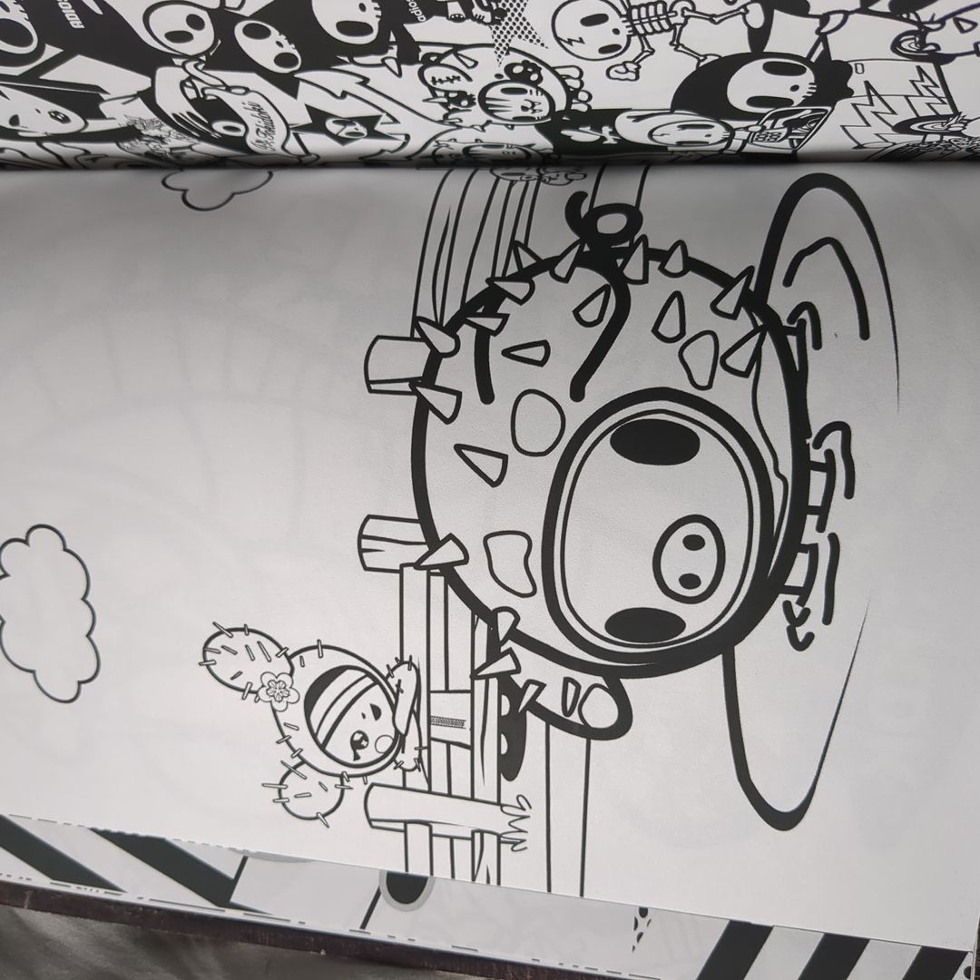 Tokidoki Color Ink Book by A Brothers Washburn Production