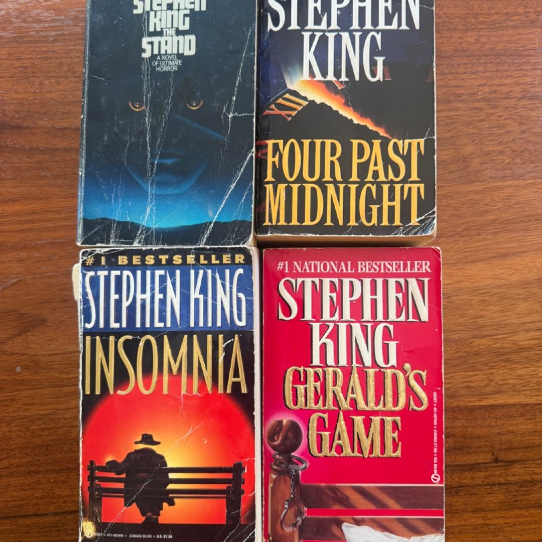 Vintage Stephen King Paperback Horror Lot – 4 Books