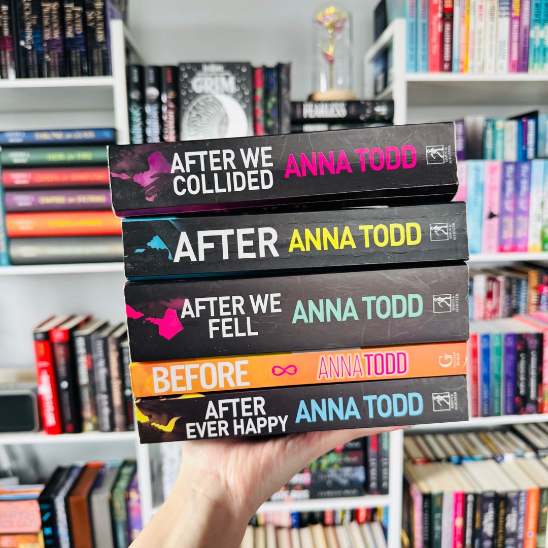 The Complete After Series Collection 5 Books Box Set by Anna Todd (After Ever Happy, After, After We Collided, After We Fell, Before)