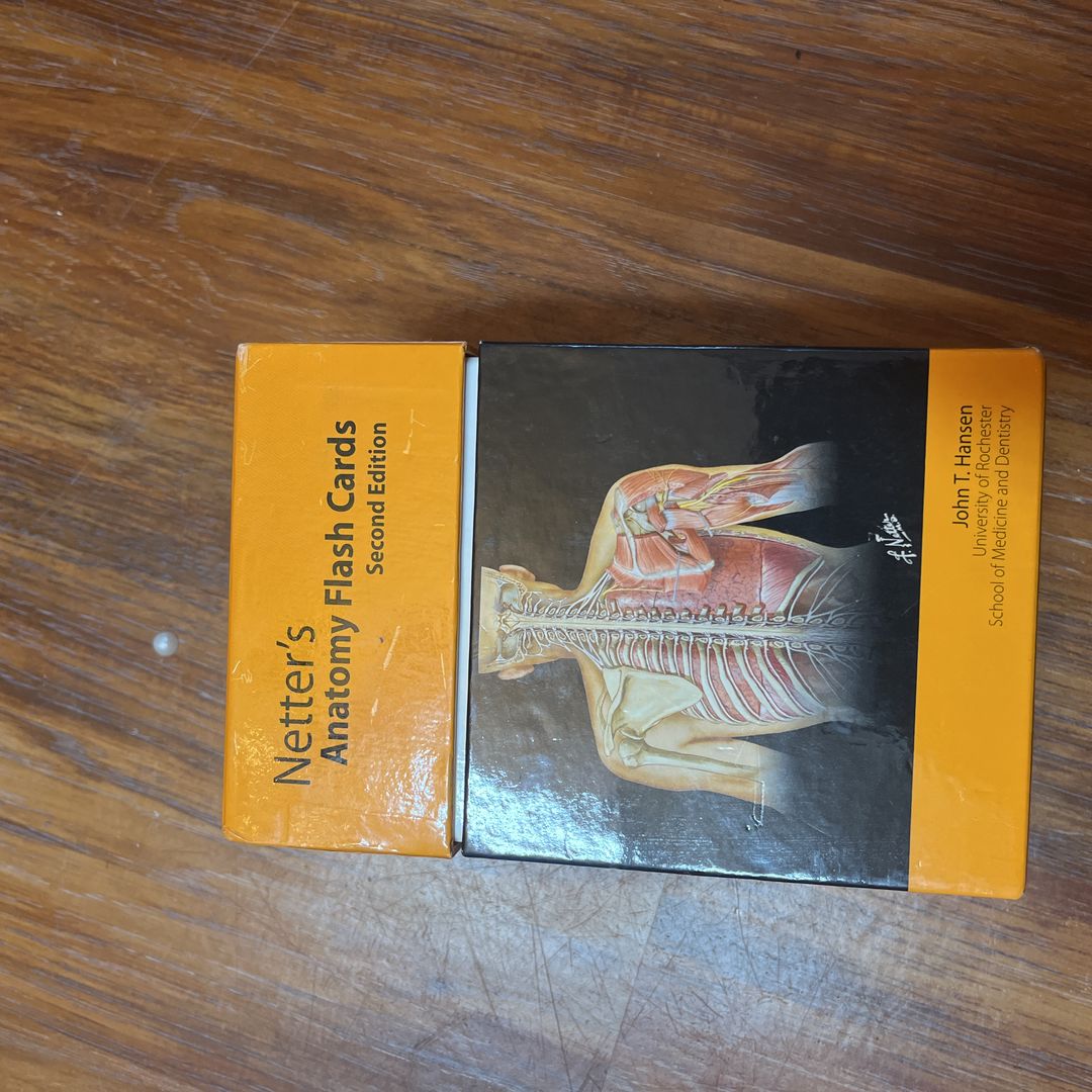 Netter's Anatomy Flash Cards