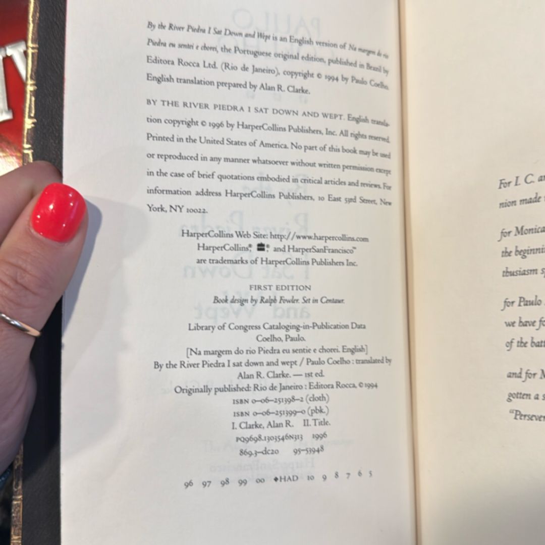 By the River Piedra I Sat down and Wept