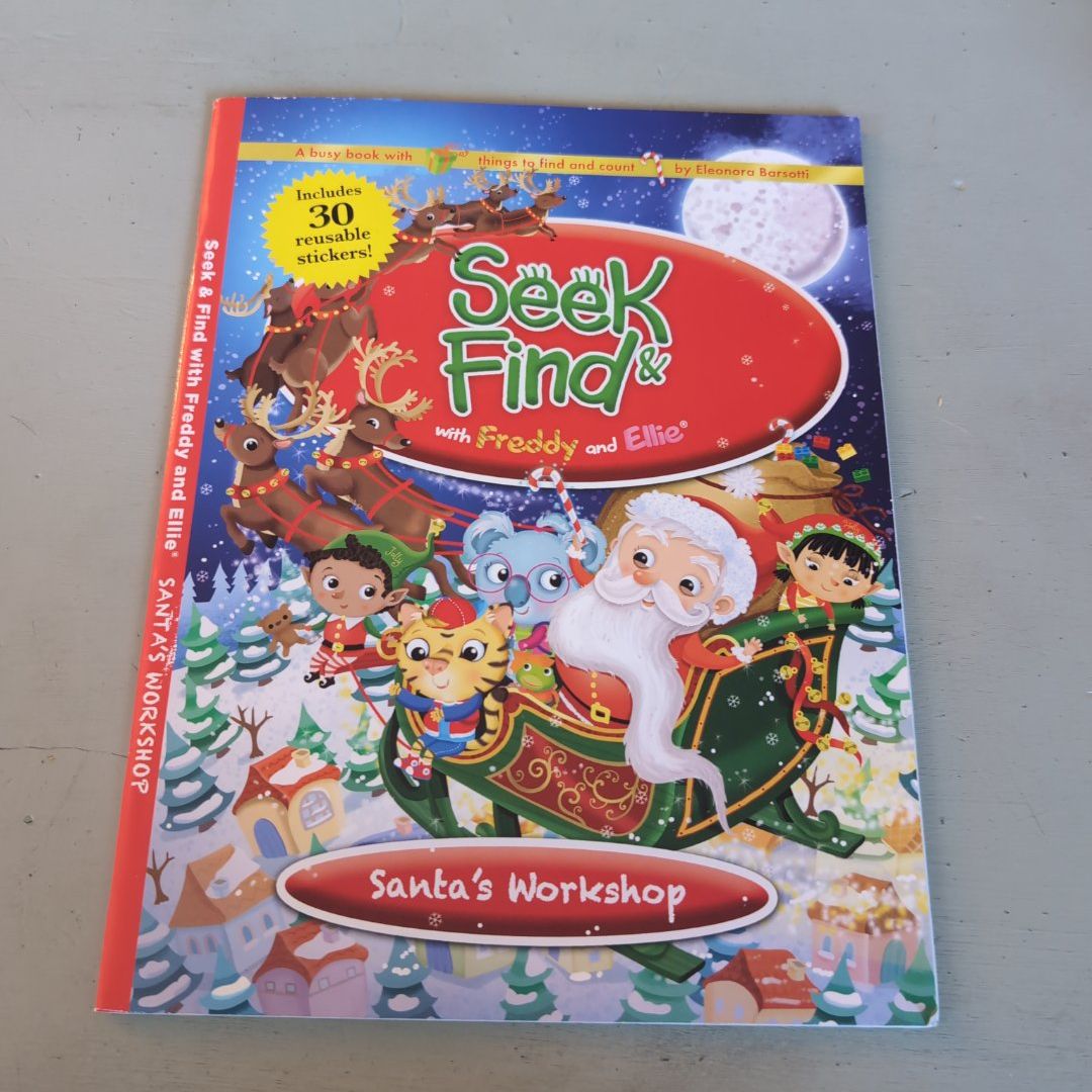 Seek & Find with Freddy and Ellie Santa's Workshop