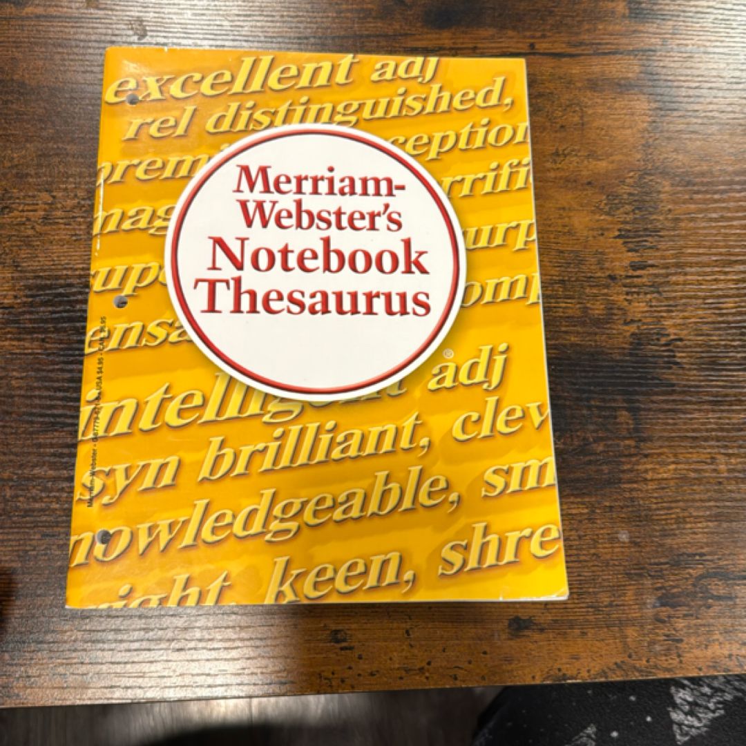 Merriam-Webster’s Notebook Thesaurus 