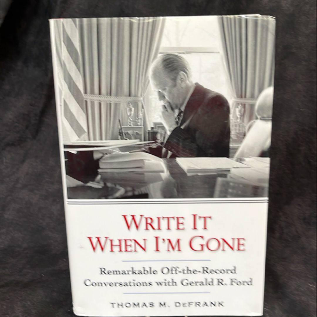 Write It When I'm Gone