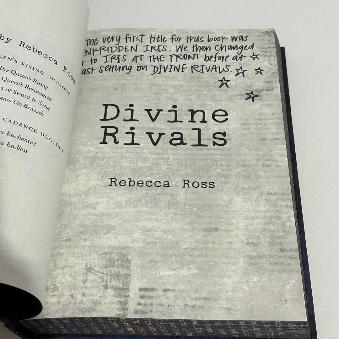 Bookish Box Letters of Enchantment (Divine Rivals & Ruthless Vows) by ...