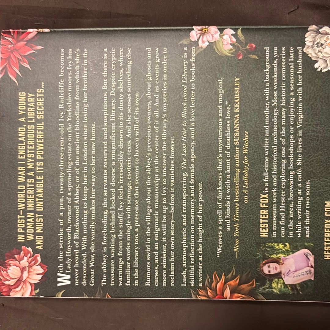 The Last Heir to Blackwood Library