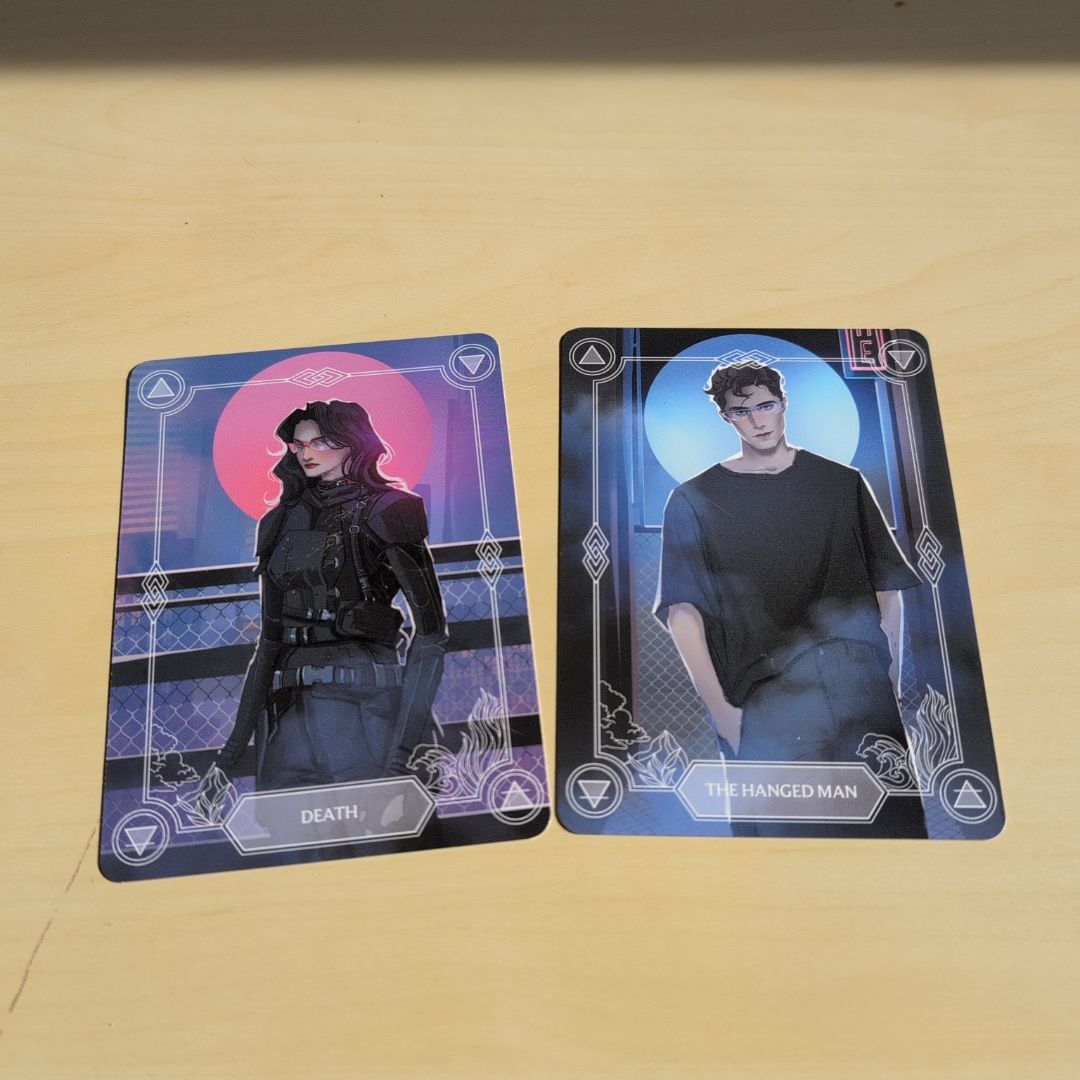 Fairyloot Tarot Death & The Hanged Man