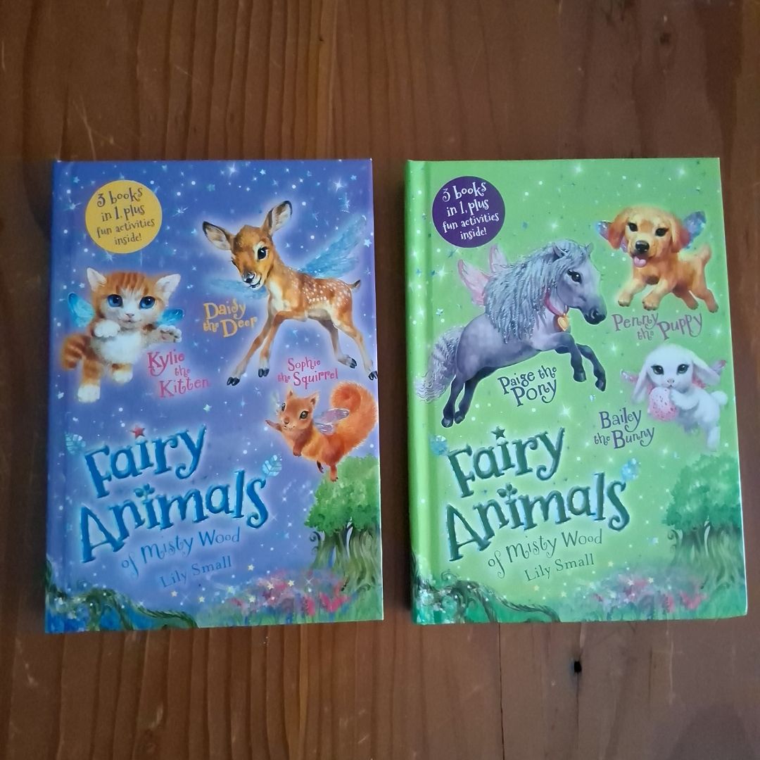 2 Fairy Animals of Misty Wood Books