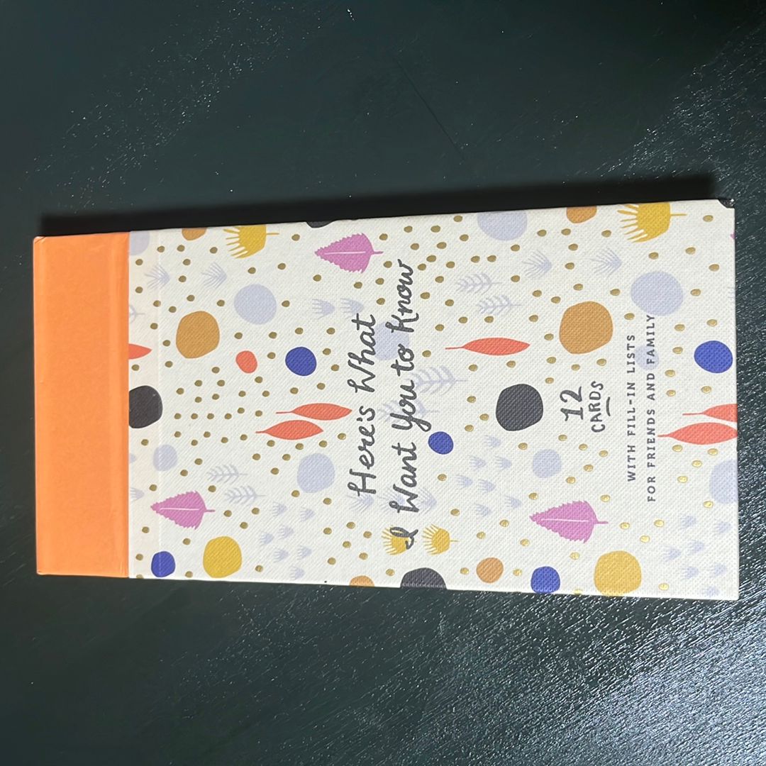 Here's What I Want You to Know