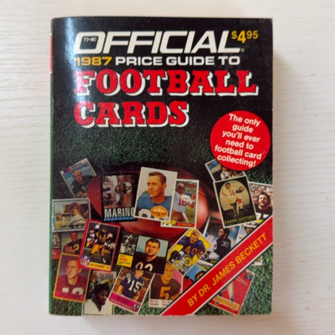 The Official Price Guide to Football Cards, 1987