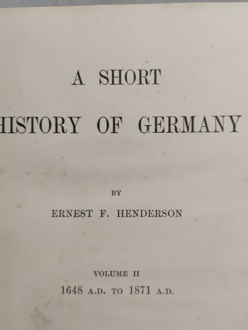 A Short History of Germany 