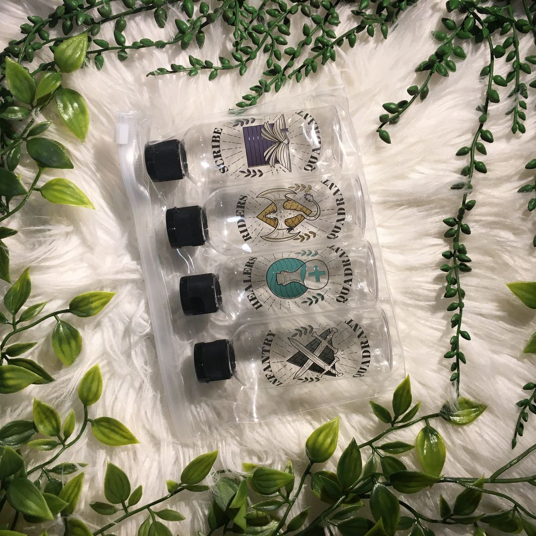FairyLoot Fourth Wing Travel Bottles