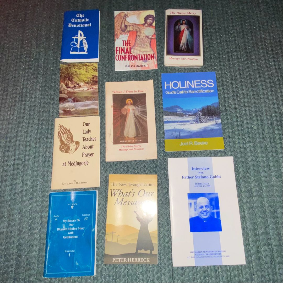 Vintage pamphlets: Christian / Catholic / Religious texts