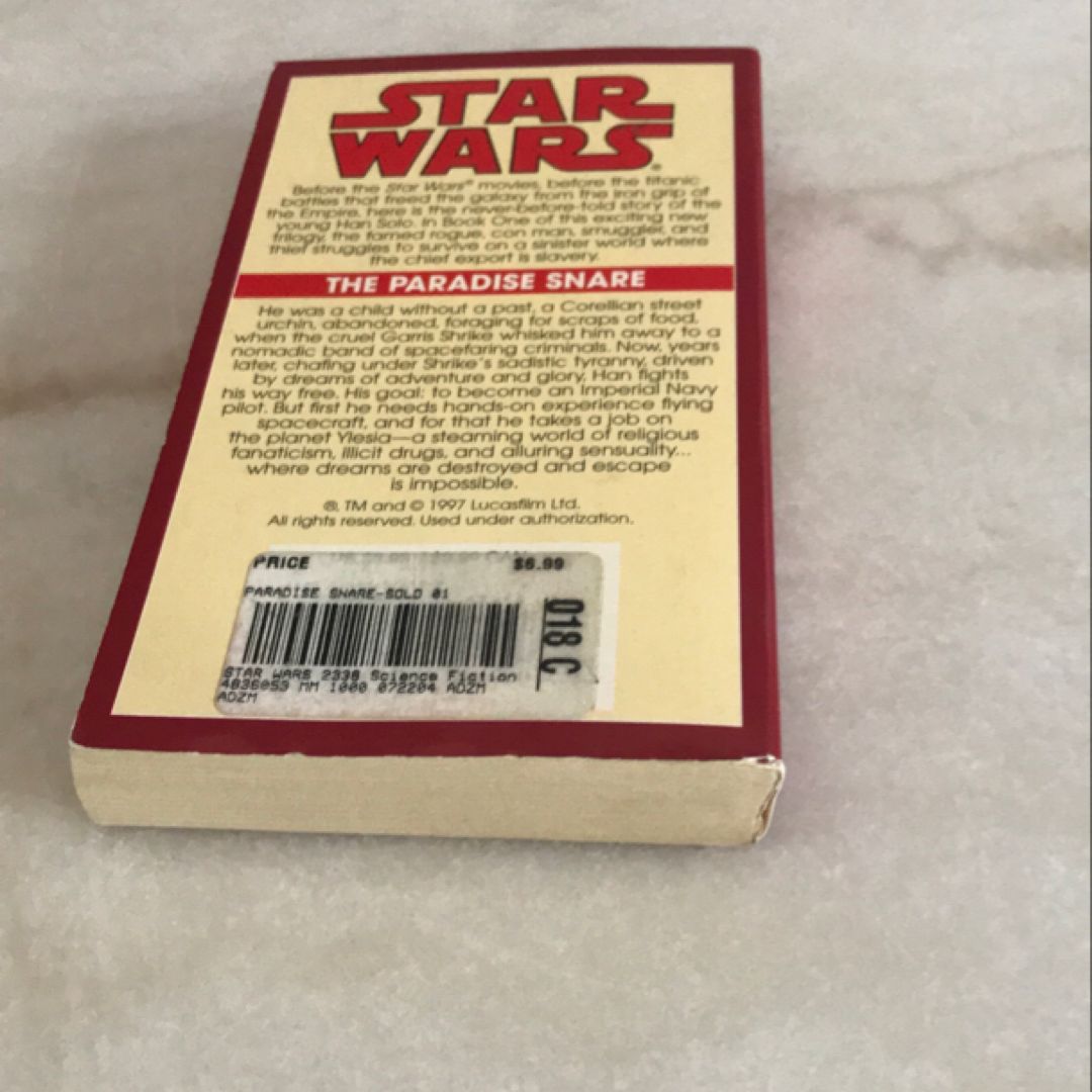 The Paradise Snare: Star Wars Legends (the Han Solo Trilogy)