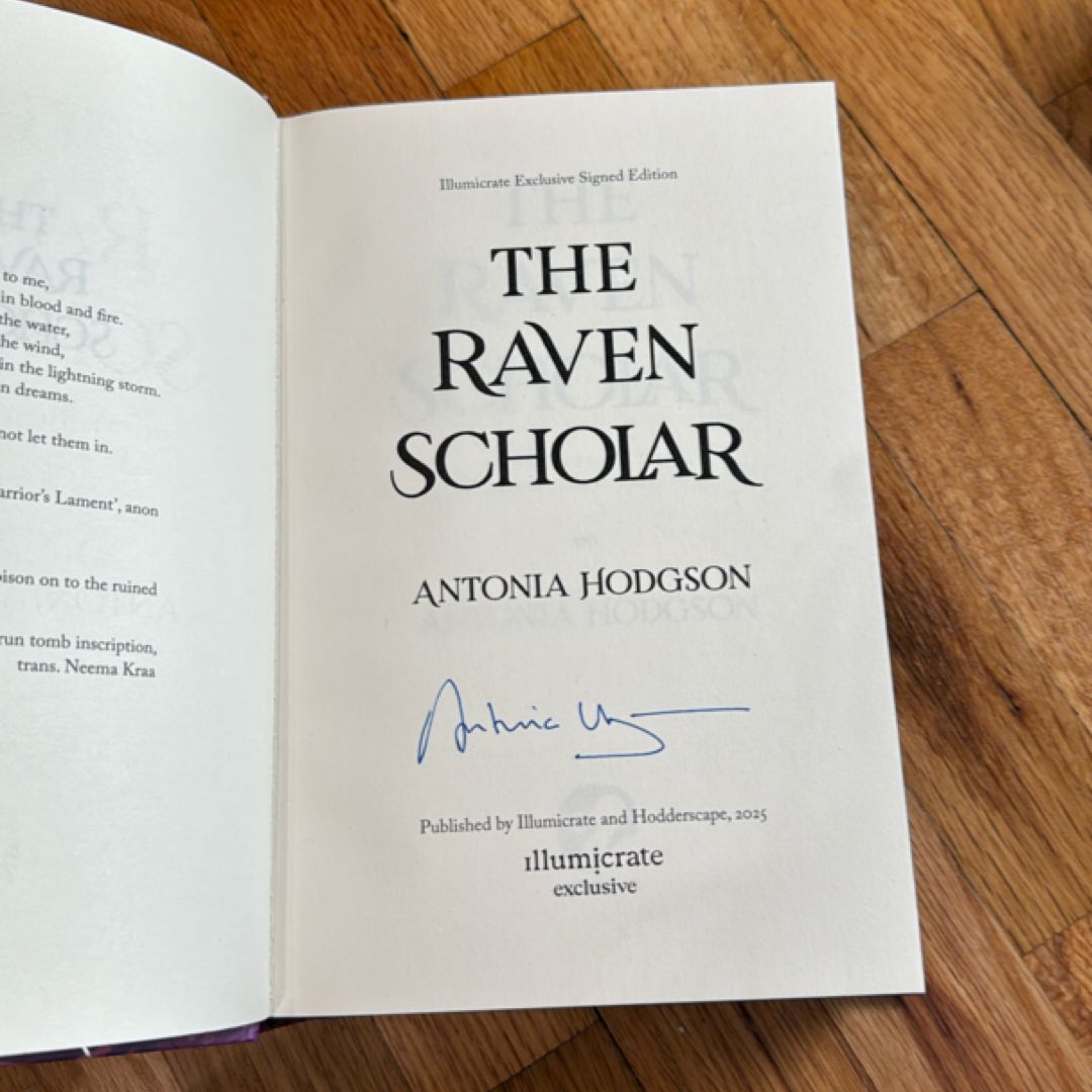 The Raven Scholar Illumicrate Edition by | PangoBooks