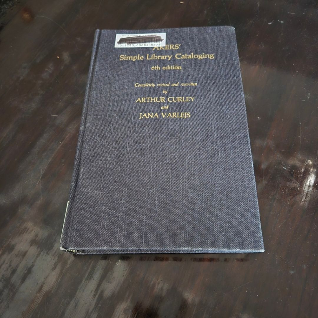 Akers Simple Library Cataloging