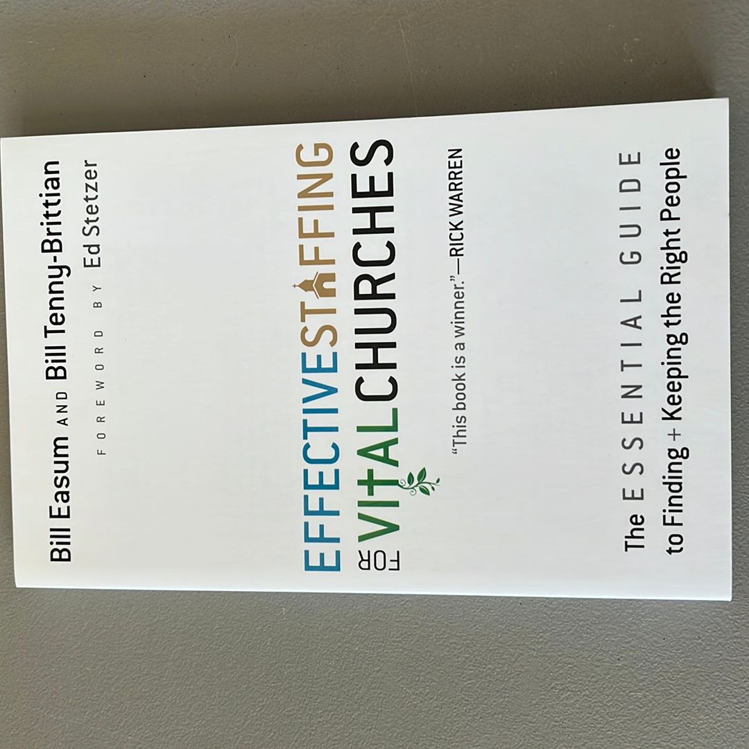 Effective Staffing for Vital Churches
