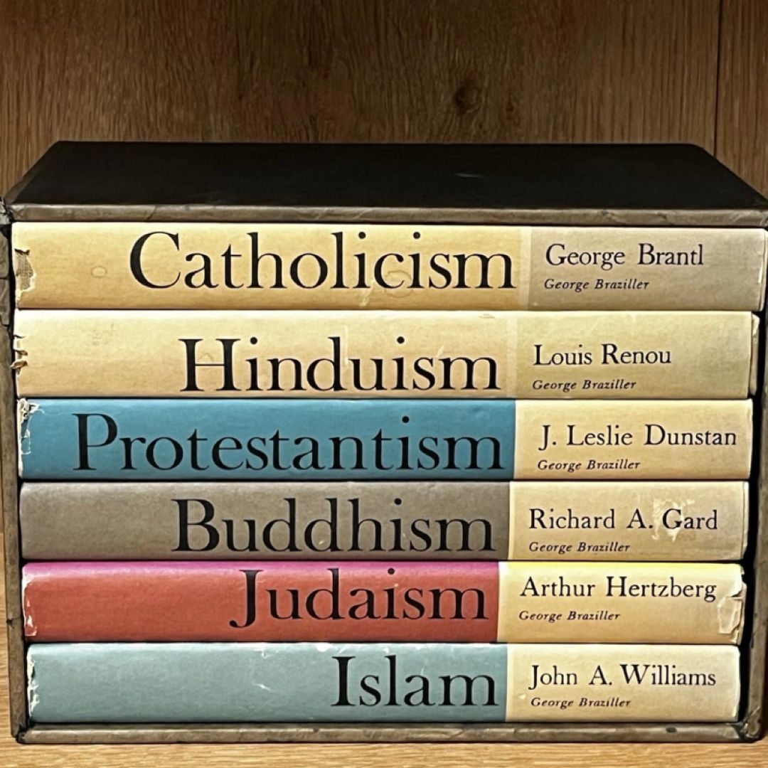 Great Religions of Modern Man George Braziller 1962 6 Volume HC Book Set