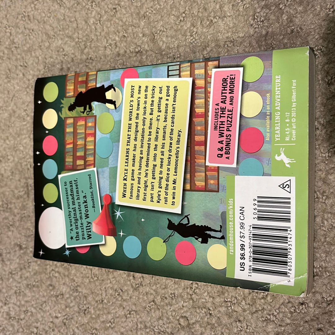 Escape from Mr. Lemoncello's Library