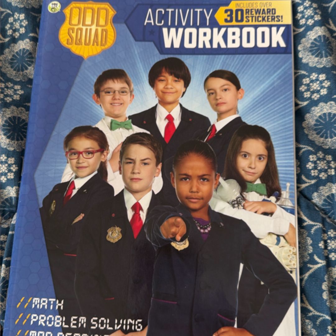 PBS Kids Odd Squad Workbook with 30 Stickers - Math, Problem Solving & Map Reading