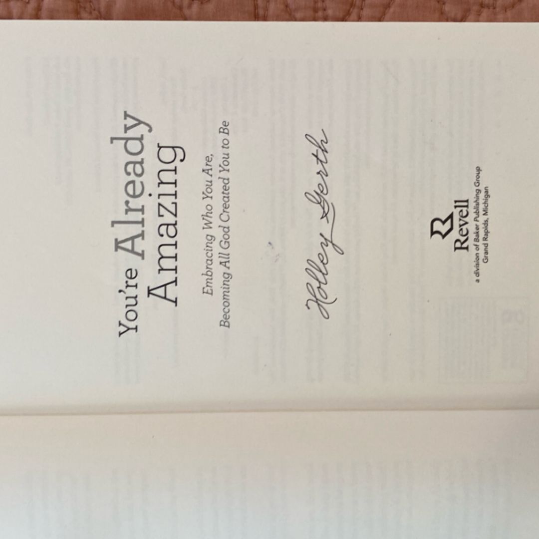 You're Already Amazing