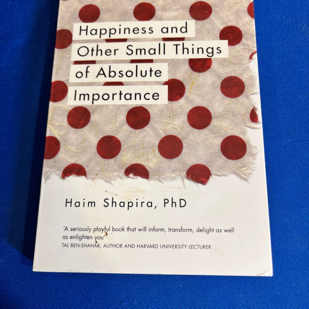 Happiness and Other Small Things of Absolute Importance by Haim Shapira ...